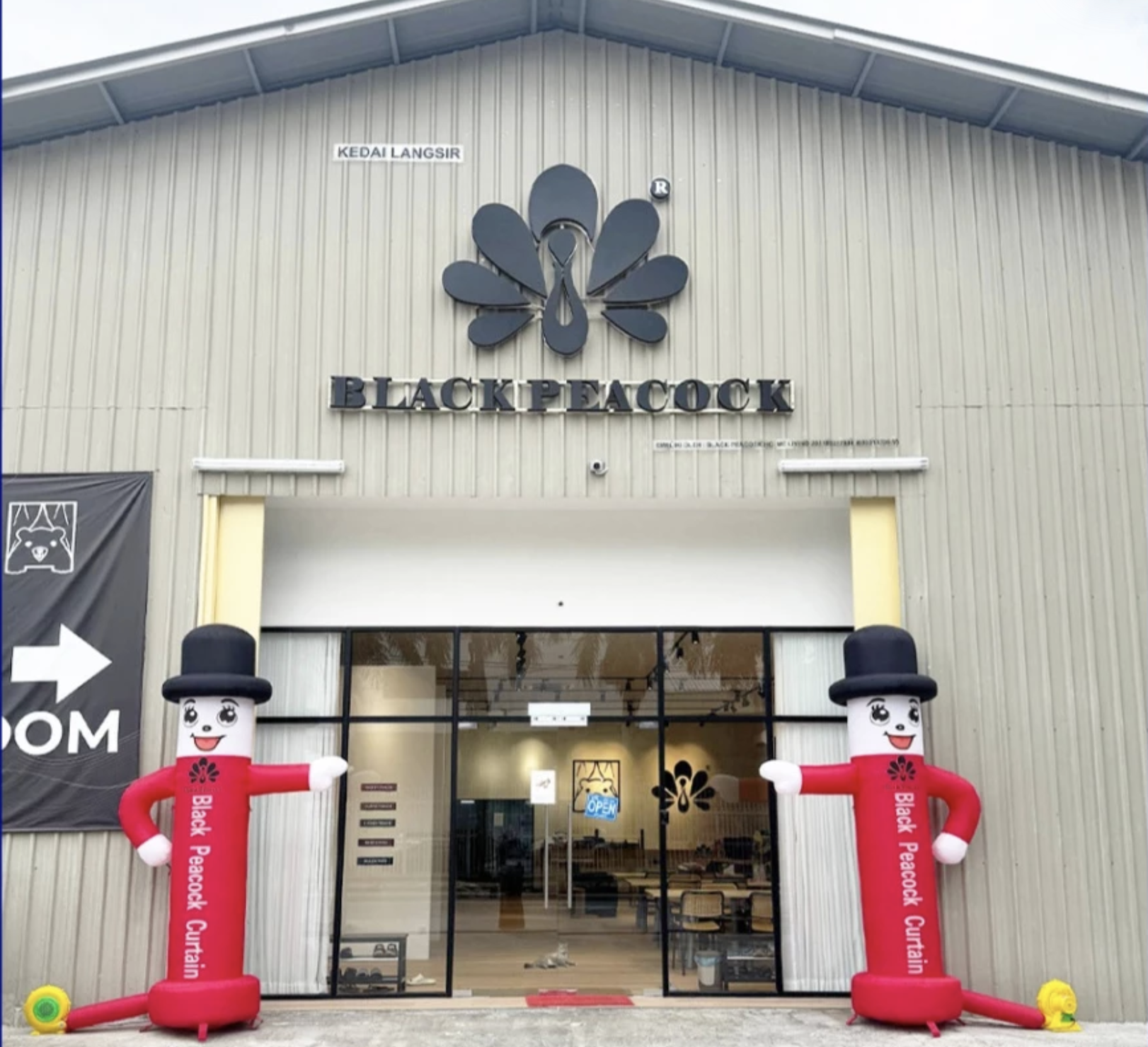 Black Peacock store at location 1